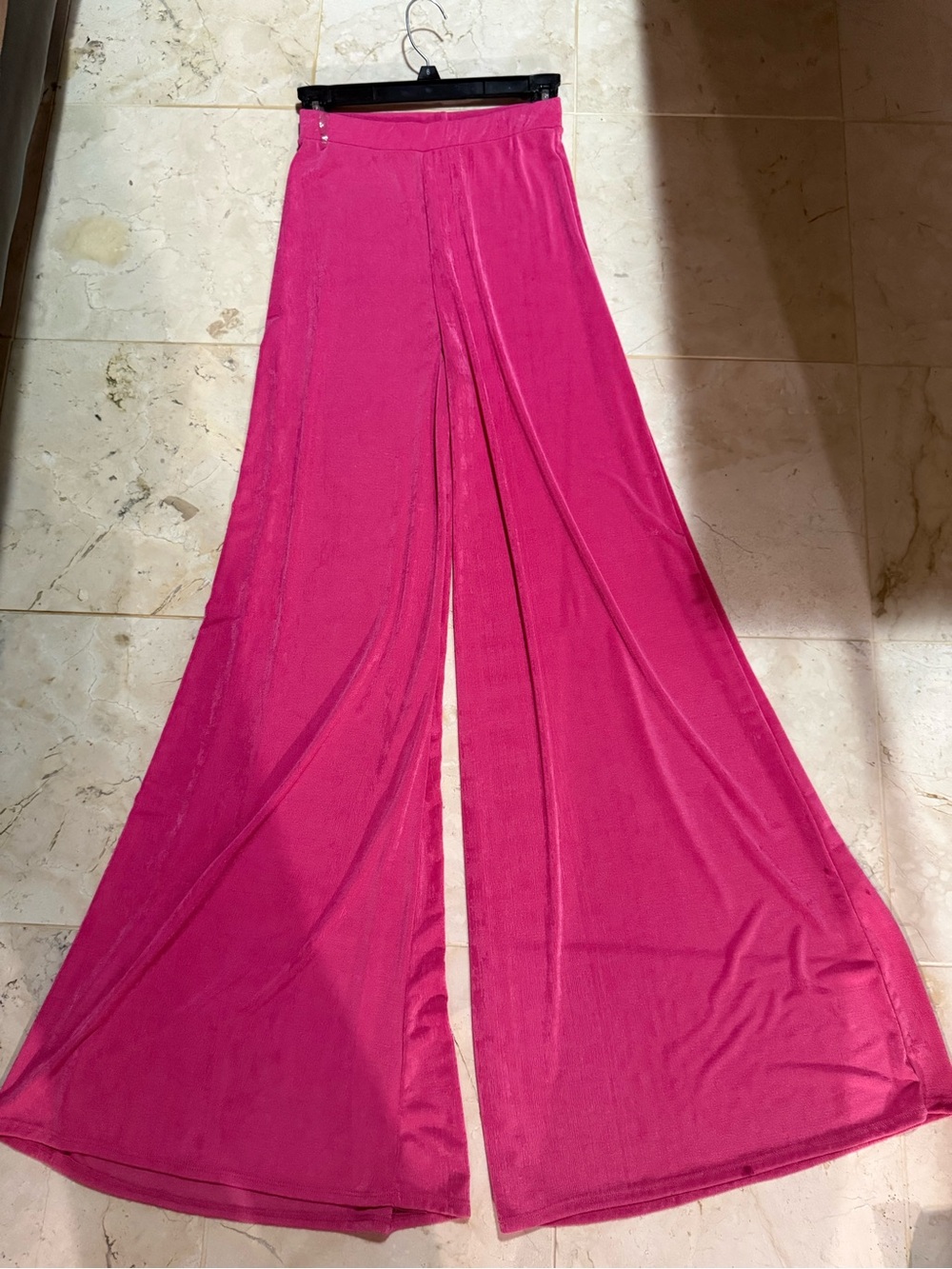 Silky slinky trouser Pants - Hot Pink